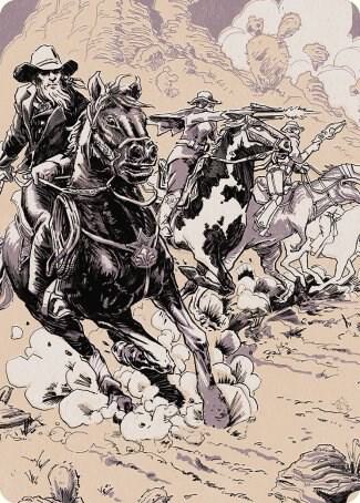 Overwhelming Forces Art Card 40 (Art Series: Outlaws of Thunder Junction)  | Good Games Modbury