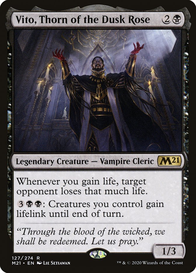 Vito Thorn of the Dusk Rose 127 (Core Set 2021)  | Good Games Modbury