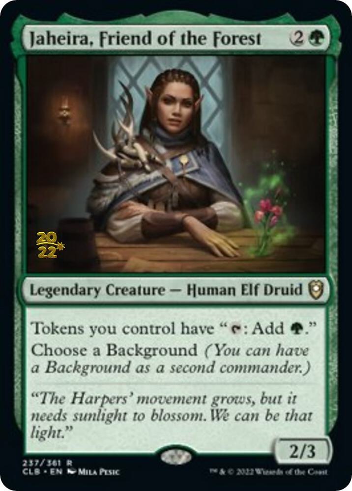 Jaheira Friend of the Forest 237s/108 (Prerelease Cards)  - Foil | Good Games Modbury