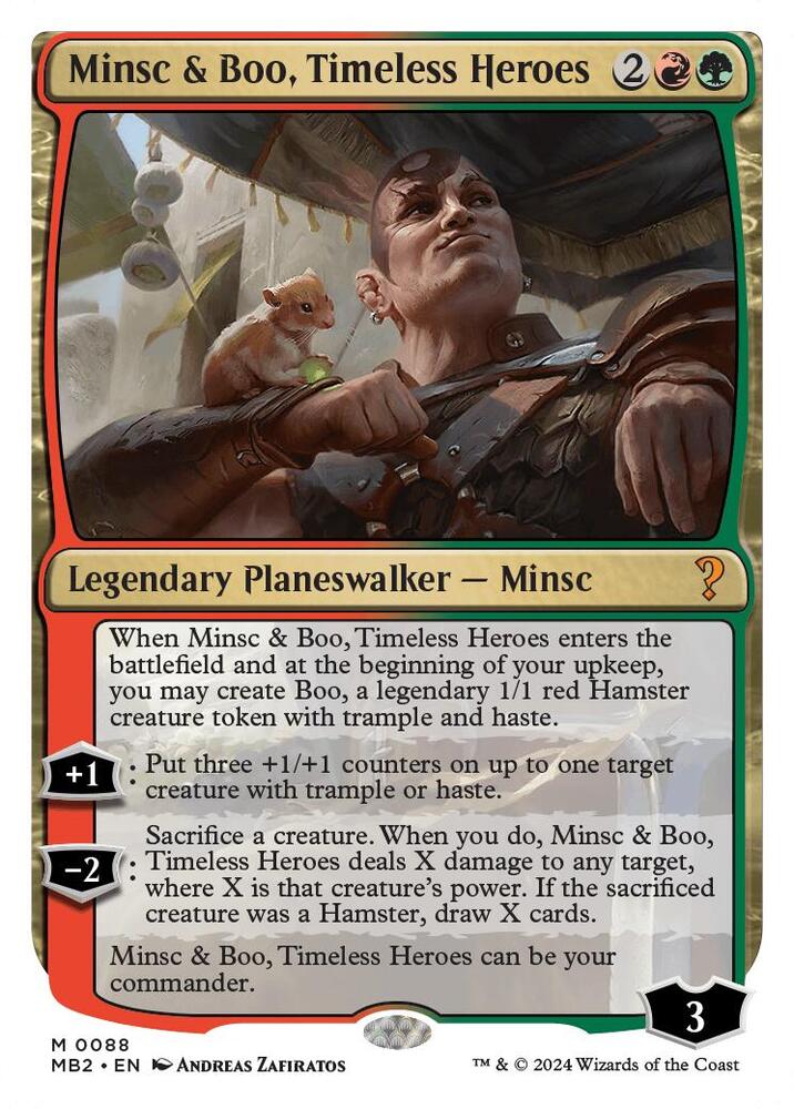 Minsc and Boo Timeless Heroes 88/390 (Mystery Booster 2)  | Good Games Modbury