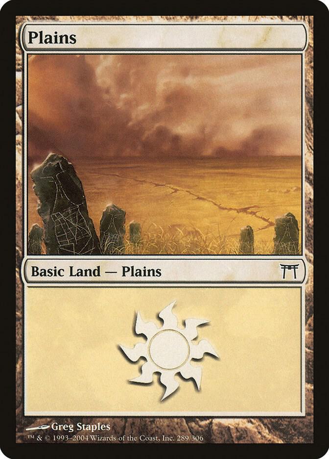Plains 289/306 (Champions of Kamigawa)  - Foil | Good Games Modbury