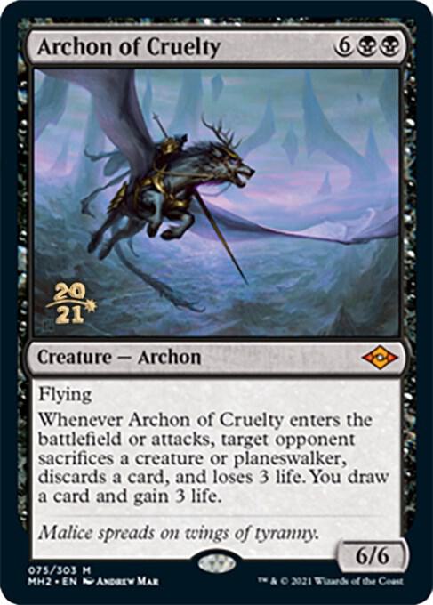 Archon of Cruelty 75s/86 (Prerelease Cards)  - PreRelease Foil | Good Games Modbury