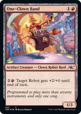 One Clown Band Galaxy Foil 403/244 (Unfinity)  - Foil | Good Games Modbury