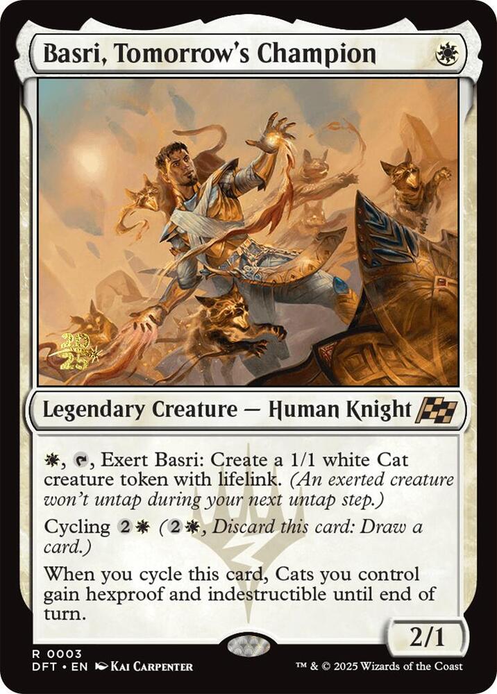 Basri Tomorrows Champion 3s/160 (Prerelease Cards)  - Foil | Good Games Modbury