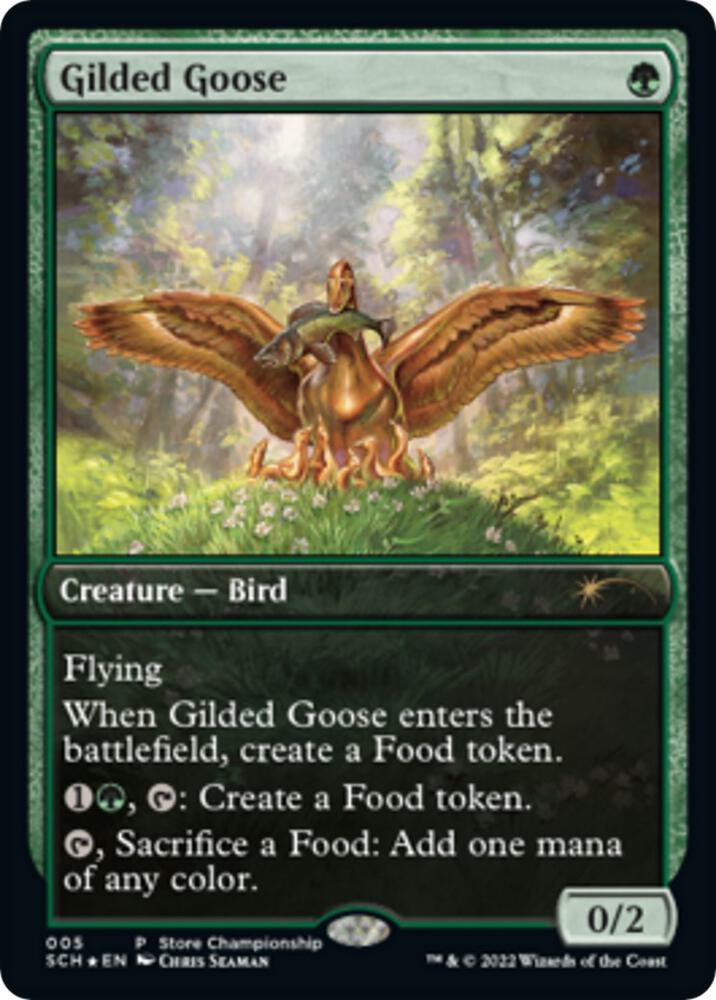 Gilded Goose 5 (Game Day & Store Championship Promos)  - Full Art Foil | Good Games Modbury