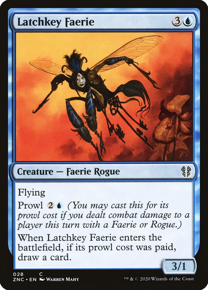 Latchkey Faerie 28/142 (Commander: Zendikar Rising)  | Good Games Modbury