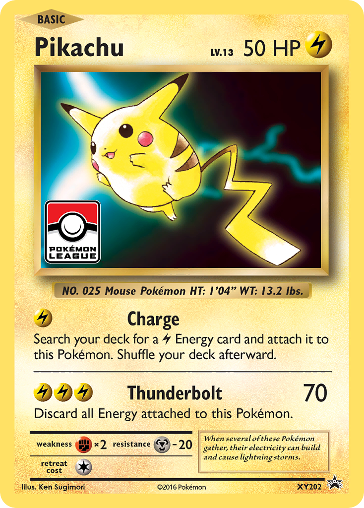 Pikachu (XY202) [XY: Black Star Promos] | Good Games Modbury