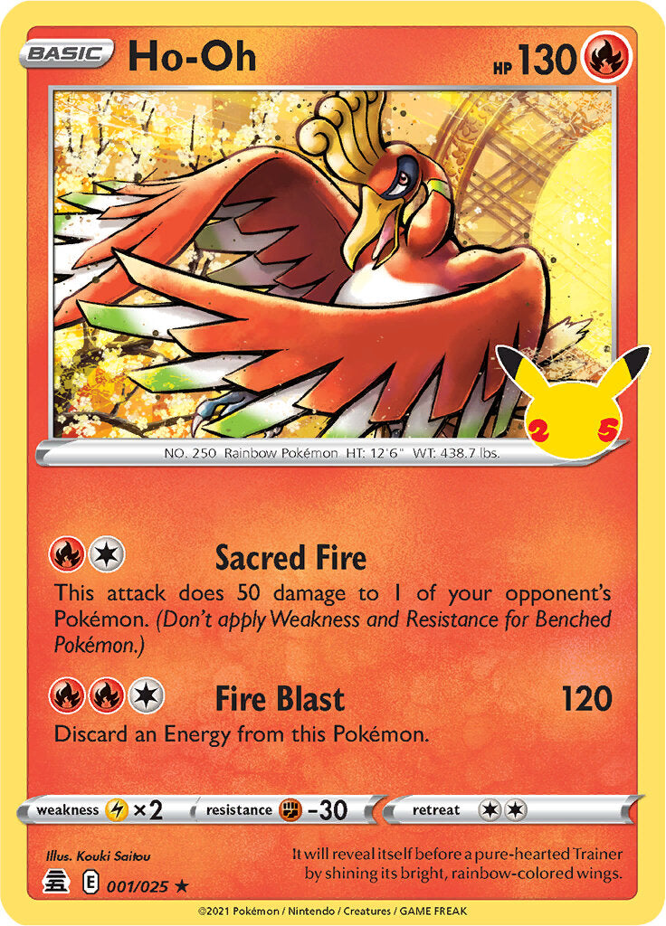 Ho-oh (001/025) [Celebrations: 25th Anniversary] | Good Games Modbury