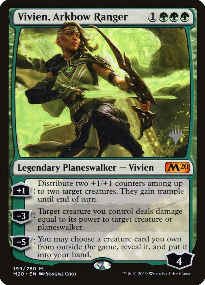 Vivien Arkbow Ranger 199p/144 (Promo Pack: Core Set 2020)  - Foil | Good Games Modbury