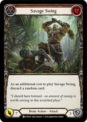 Savage Swing (Red) [U-WTR020] (Welcome to Rathe Unlimited)  Unlimited Normal | Good Games Modbury