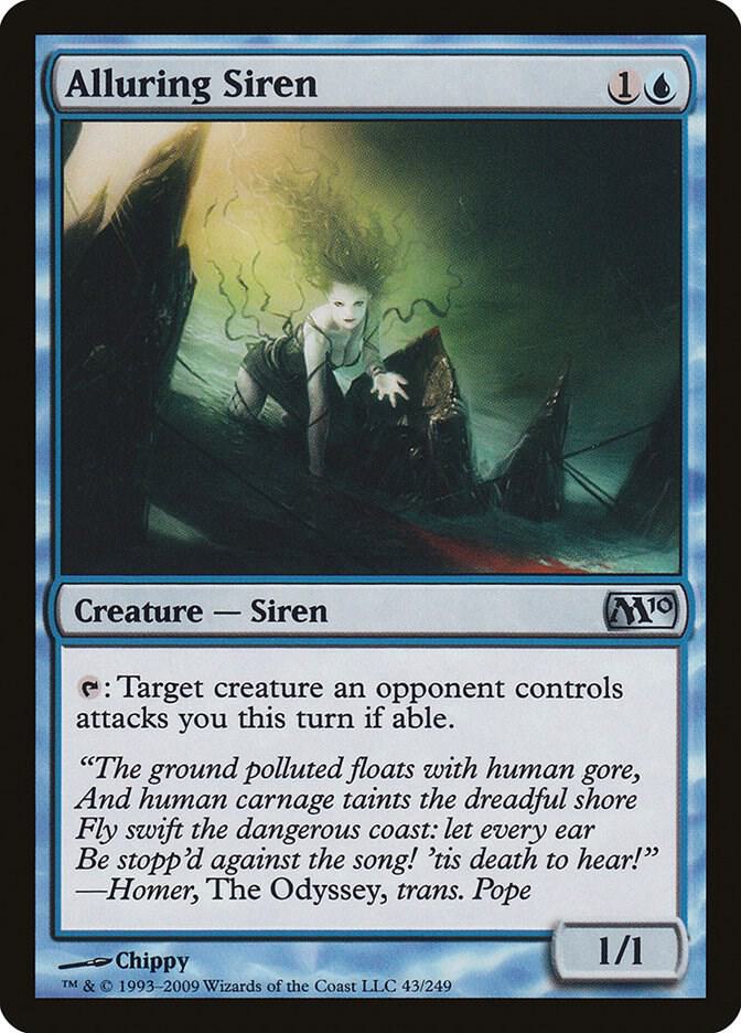 Alluring Siren 43/249 (Magic 2010 (M10))  - Foil | Good Games Modbury