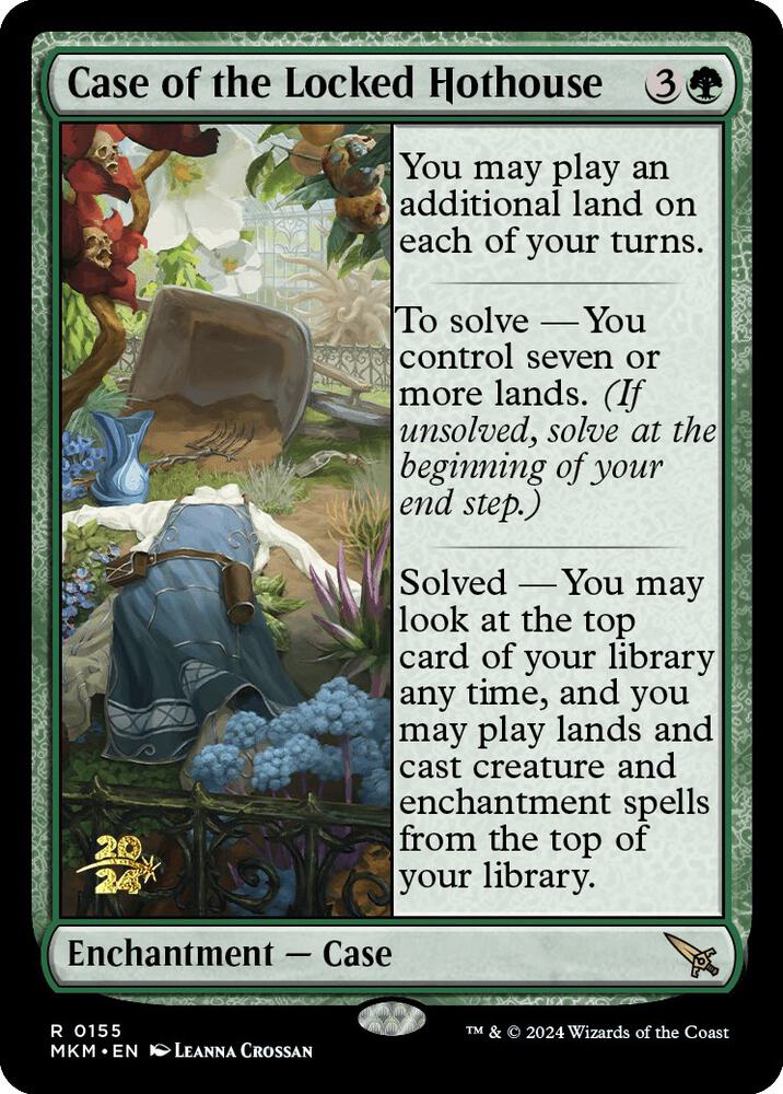 Case of the Locked Hothouse 155s/182 (Prerelease Cards)  - Foil | Good Games Modbury