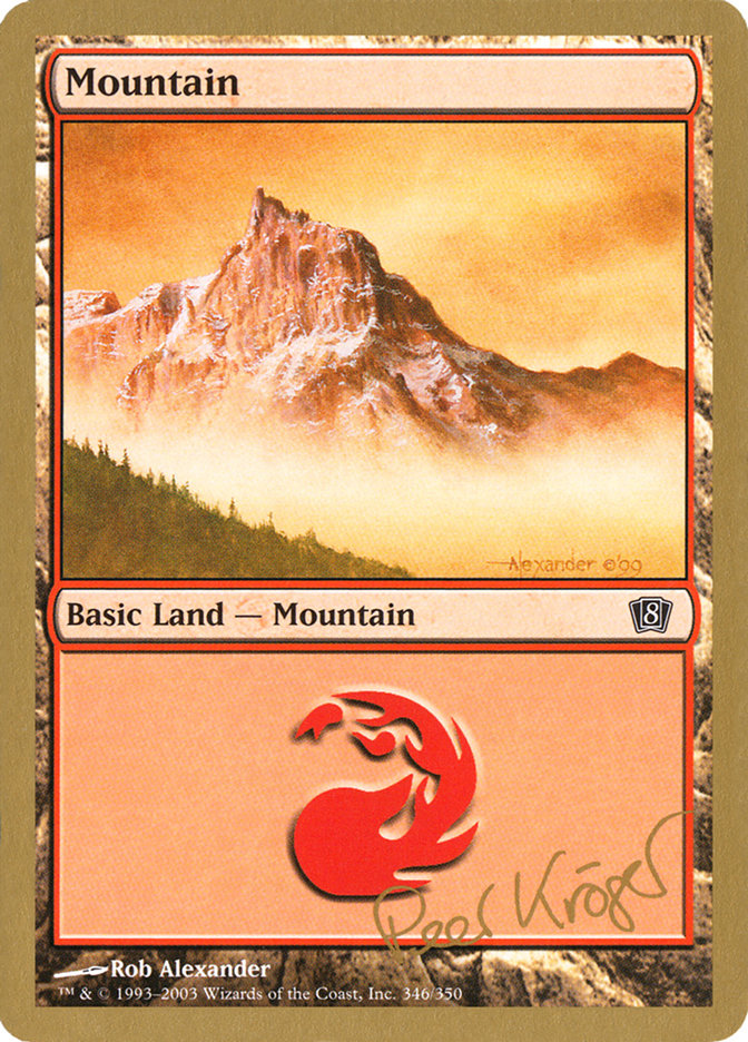 Mountain (pk346) (Peer Kroger) [World Championship Decks 2003] | Good Games Modbury