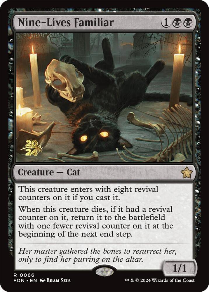 Nine Lives Familiar 66s/101 (Prerelease Cards)  - Foil | Good Games Modbury