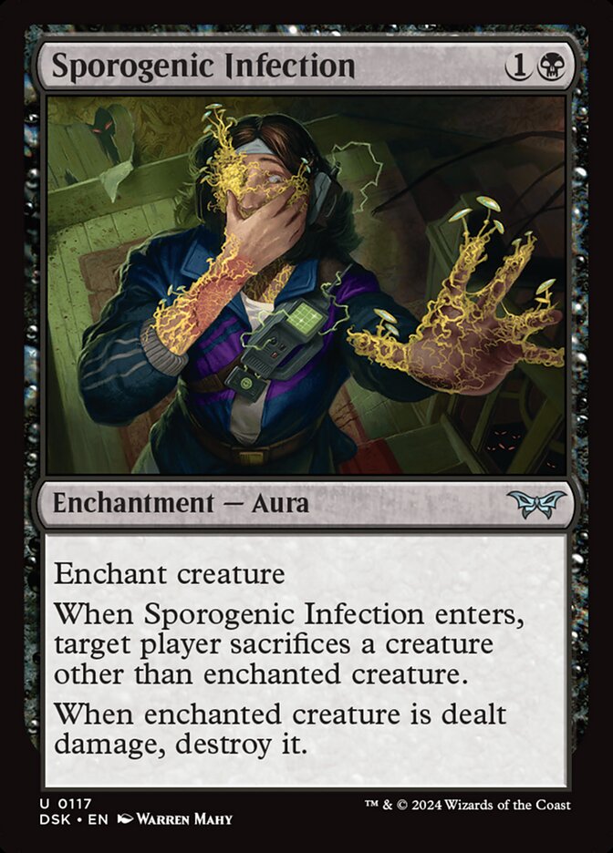 Sporogenic Infection 117/286 (Duskmourn: House of Horror)  - Foil | Good Games Modbury