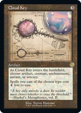 Cloud Key Schematic 75 (The Brothers' War: Retro Frame Artifacts)  - Foil | Good Games Modbury