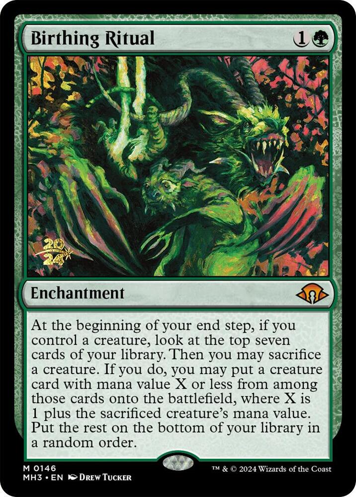 Birthing Ritual 146s/90 (Prerelease Cards)  - Foil | Good Games Modbury