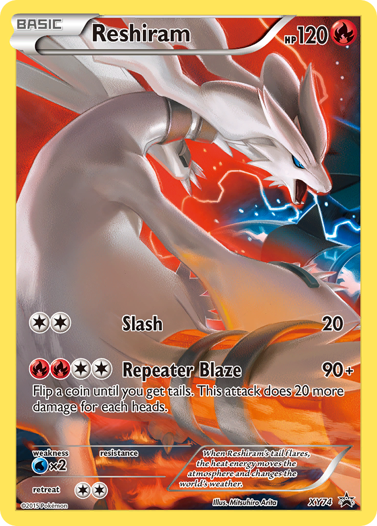 Reshiram (XY74) [XY: Black Star Promos] | Good Games Modbury