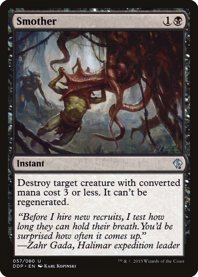 Smother 57/80 (Duel Decks: Zendikar vs. Eldrazi)  | Good Games Modbury