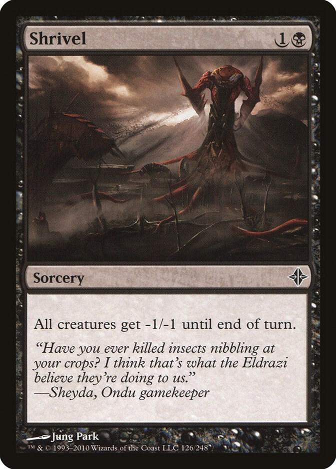 Shrivel 126/248 (Rise of the Eldrazi)  - Foil | Good Games Modbury
