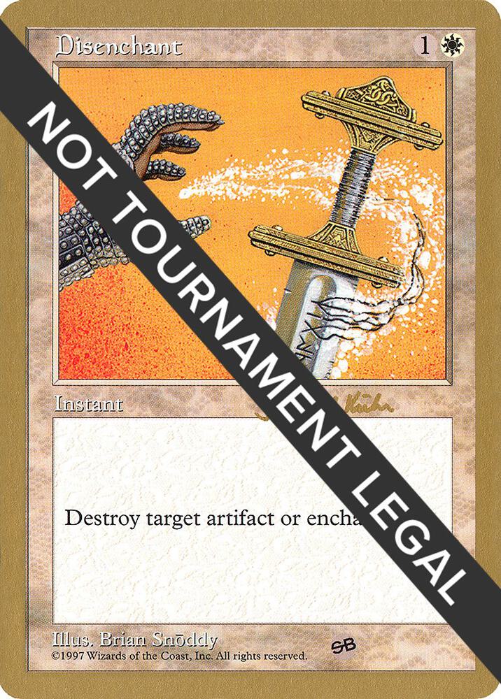 Disenchant 1997 Janosch Kuhn 5ED SB jk26sb/131 (World Championship Decks)  | Good Games Modbury
