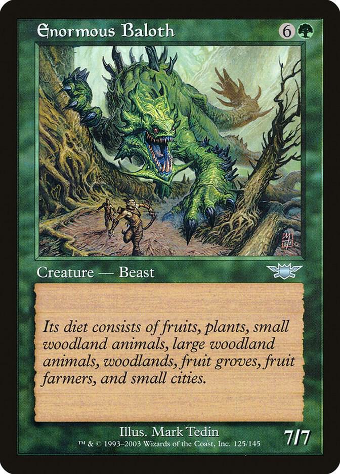 Enormous Baloth 125/145 (Legions)  - Foil | Good Games Modbury
