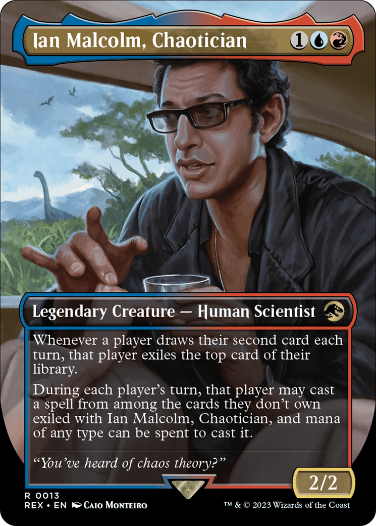 Ian Malcolm, Chaotician (Borderless) [Jurassic World Collection] | Good Games Modbury