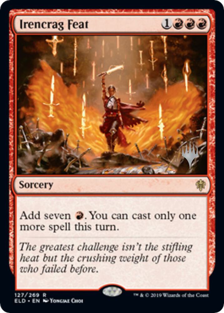 Irencrag Feat 127p/152 (Promo Pack: Throne of Eldraine)  - Foil | Good Games Modbury