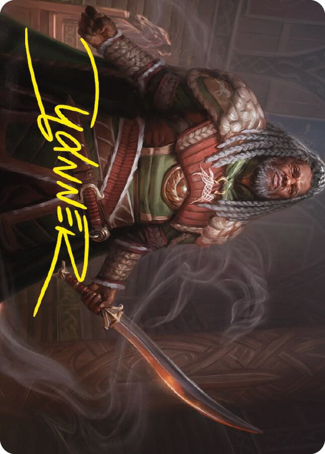 Theoden King of Rohan Art Card Gold Stamped Signature 25 (Art Series: Universes Beyond: The Lord of the Rings: Tales of Middle-earth)  | Good Games Modbury