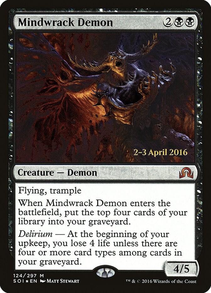 Mindwrack Demon 124s/89 (Prerelease Cards)  - Foil | Good Games Modbury