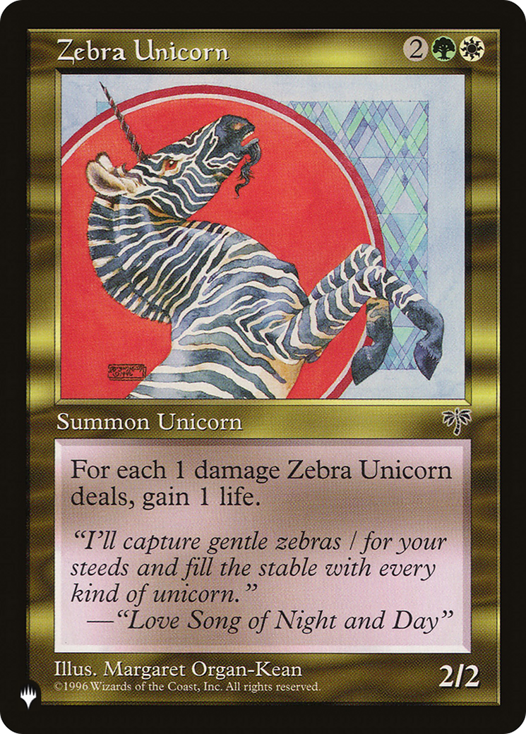 Zebra Unicorn [The List] | Good Games Modbury