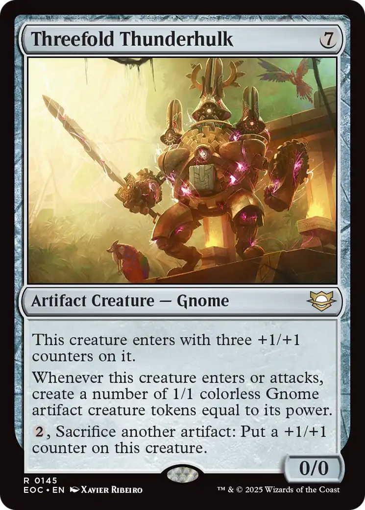 Threefold Thunderhulk [Edge of Eternities Commander] | Good Games Modbury