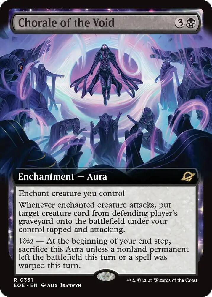 Chorale of the Void 331/276 (Edge of Eternities)  - Extended Art | Good Games Modbury