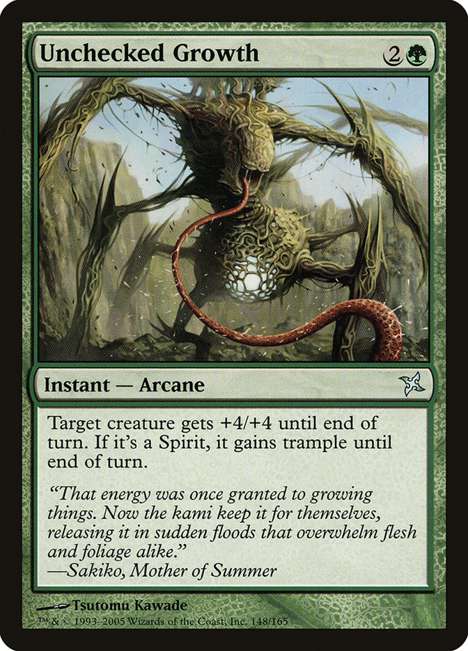 Unchecked Growth 148/165 (Betrayers of Kamigawa)  - Foil | Good Games Modbury