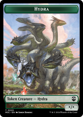 Hydra // Boar Double-Sided Token [Modern Horizons 3 Commander Tokens] | Good Games Modbury