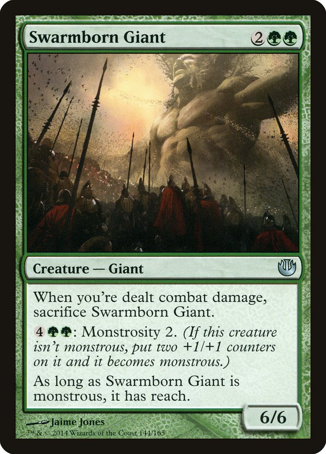 Swarmborn Giant 144/165 (Journey Into Nyx)  - Foil | Good Games Modbury