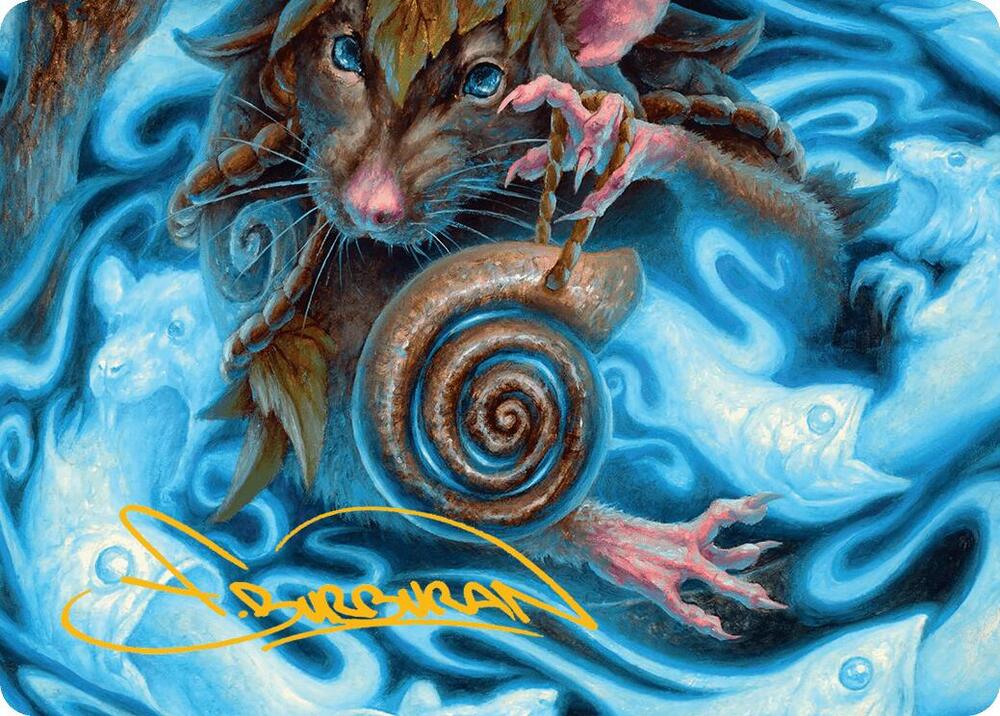 Mind Spiral Art Card Gold Stamped Signature 8 (Art Series: Bloomburrow)  | Good Games Modbury