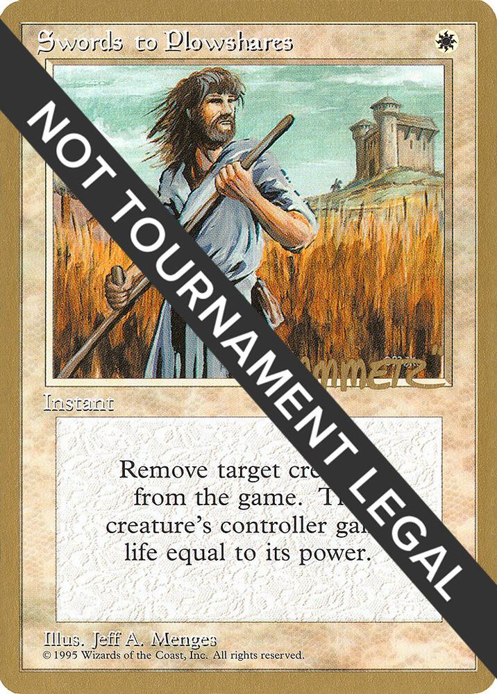 Swords to Plowshares 1996 Shawn Hammer Regnier 4ED shr52/308 (World Championship Decks)  | Good Games Modbury