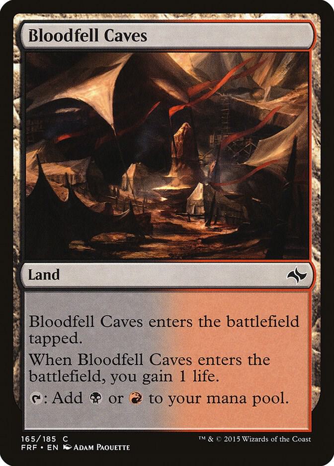 Bloodfell Caves 165/185 (Fate Reforged)  - Foil | Good Games Modbury