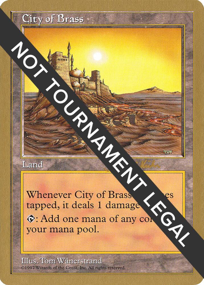 City of Brass 1997 Janosch Kuhn 5ED jk413/131 (World Championship Decks)  | Good Games Modbury