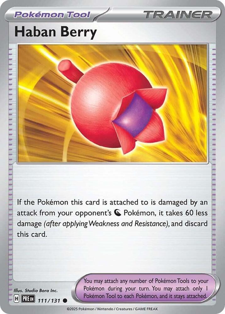 Haban Berry (111/131) [Scarlet & Violet: Prismatic Evolutions] | Good Games Modbury