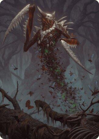 Grist the Plague Swarm Art Card 18 (Art Series: Modern Horizons 3)  | Good Games Modbury