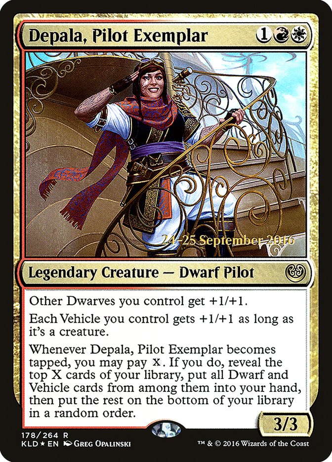 Depala, Pilot Exemplar [Kaladesh Prerelease Promos] | Good Games Modbury