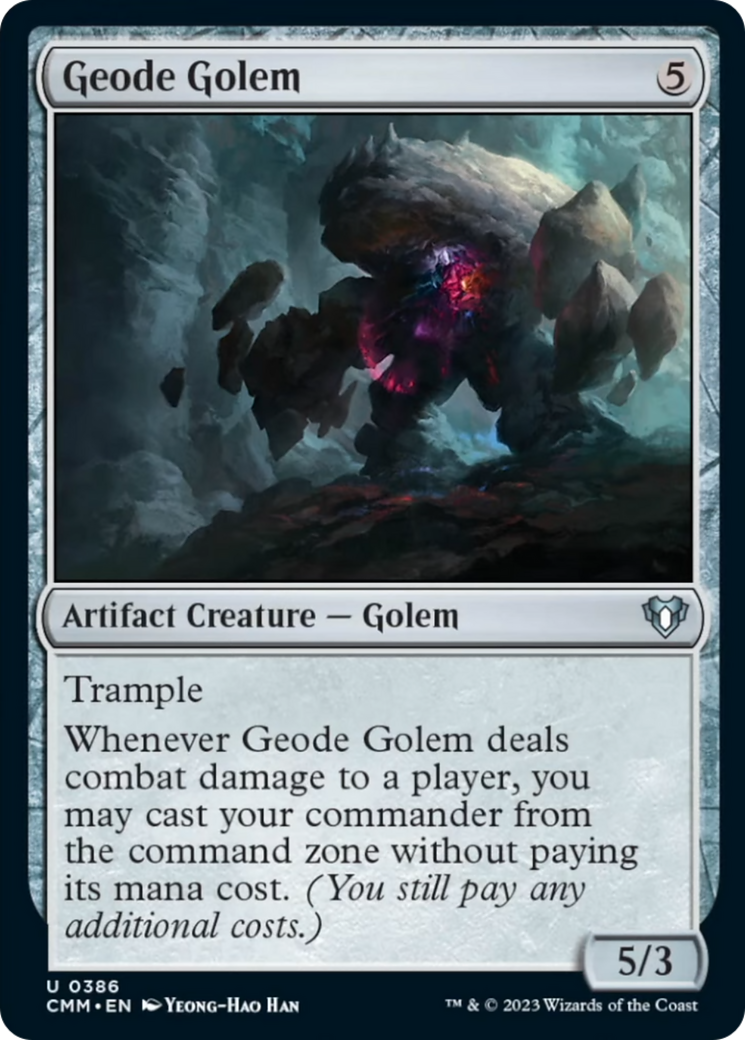 Geode Golem [Commander Masters] | Good Games Modbury