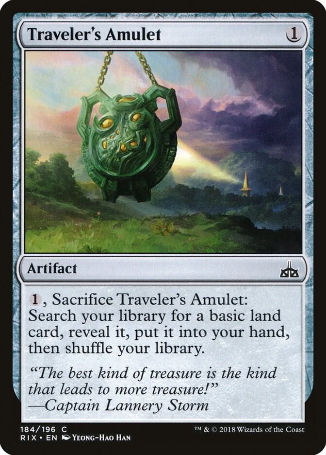 Travelers Amulet 184/196 (Rivals of Ixalan)  - Foil | Good Games Modbury