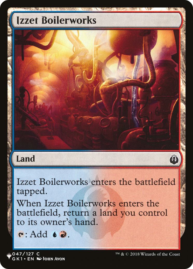 Izzet Boilerworks (GK1) [The List Reprints] | Good Games Modbury