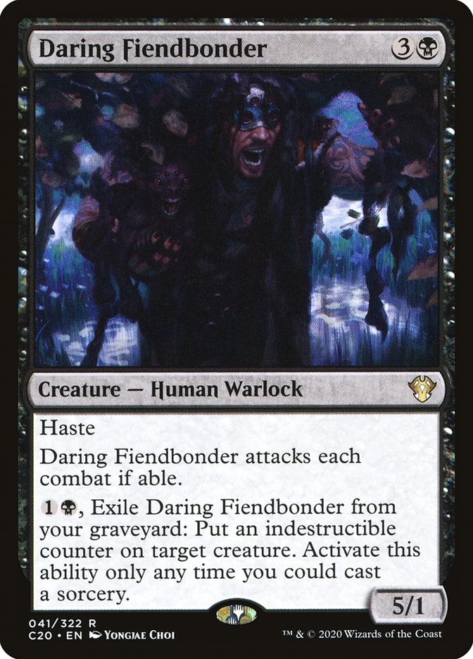 Daring Fiendbonder 41/322 (Commander 2020)  | Good Games Modbury