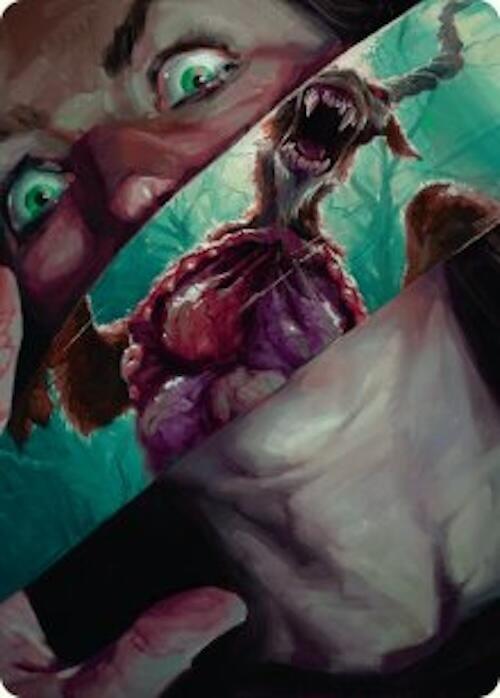 Hauntwoods Shrieker Art Card 40 (Art Series: Duskmourn: House of Horror)  | Good Games Modbury