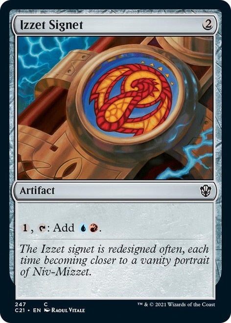 Izzet Signet [Commander 2021] | Good Games Modbury