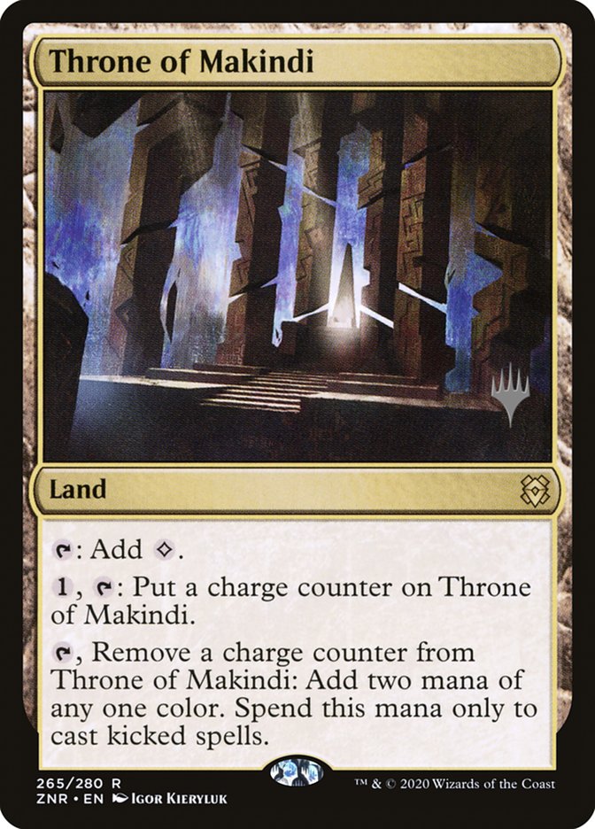 Throne of Makindi (Promo Pack) [Zendikar Rising Promos] | Good Games Modbury